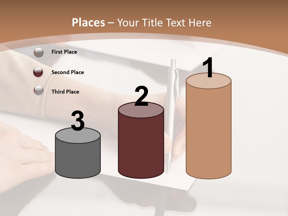 Dachshund On White Background PowerPoint Template