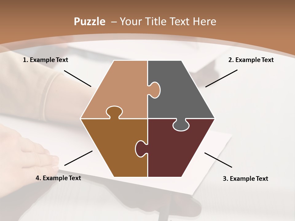 Dachshund On White Background PowerPoint Template