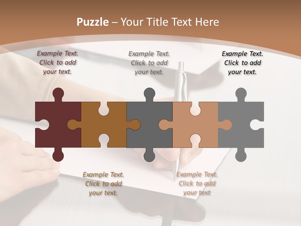 Dachshund On White Background PowerPoint Template