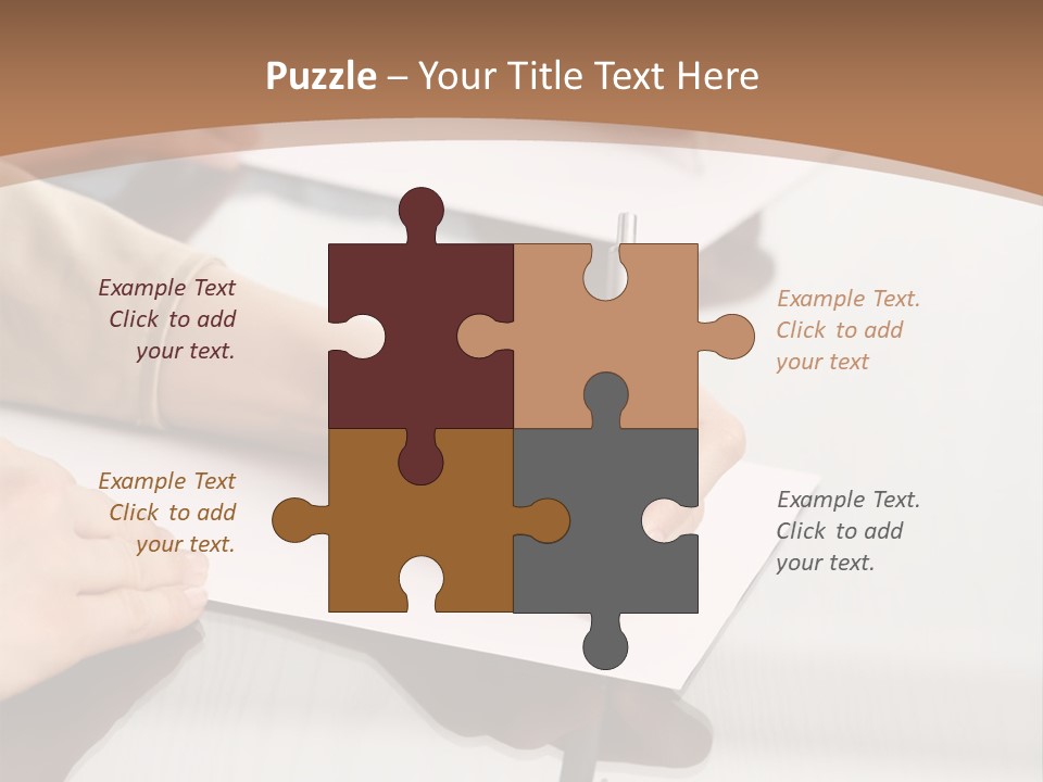 Dachshund On White Background PowerPoint Template