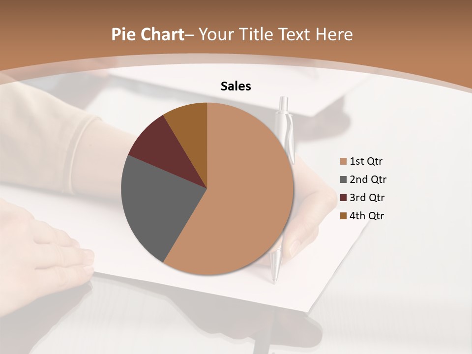 Dachshund On White Background PowerPoint Template