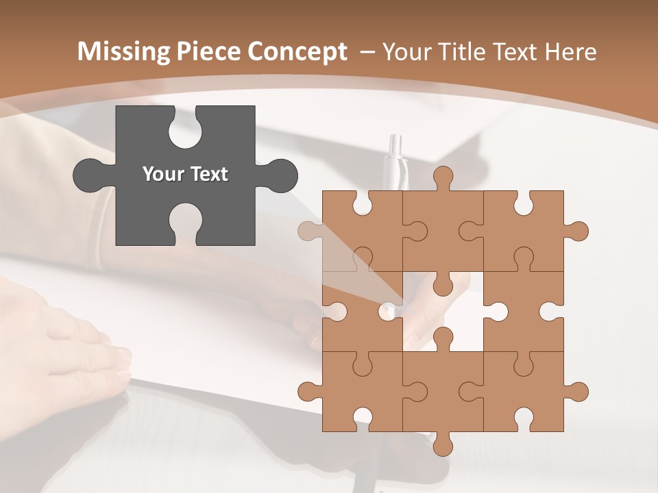 Dachshund On White Background PowerPoint Template