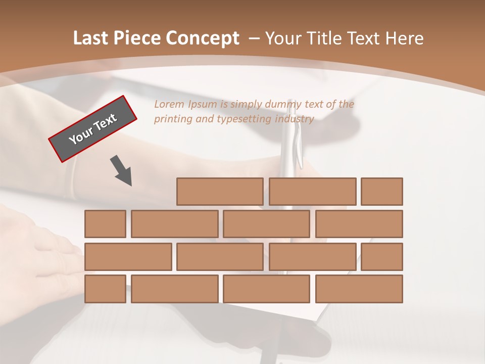 Dachshund On White Background PowerPoint Template