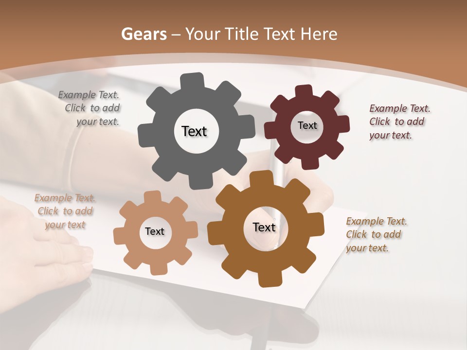 Dachshund On White Background PowerPoint Template