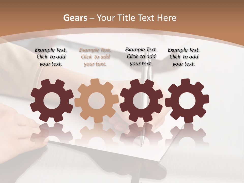 Dachshund On White Background PowerPoint Template