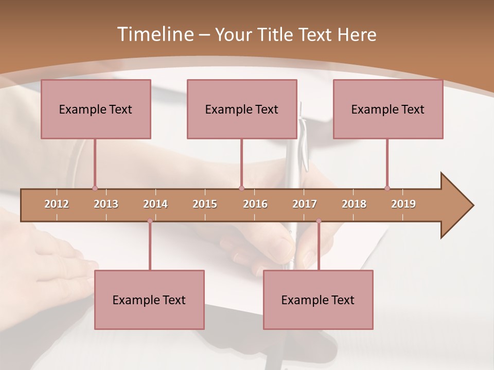 Dachshund On White Background PowerPoint Template