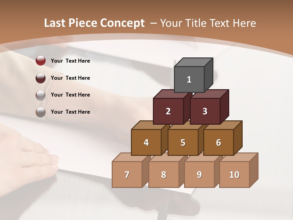 Dachshund On White Background PowerPoint Template