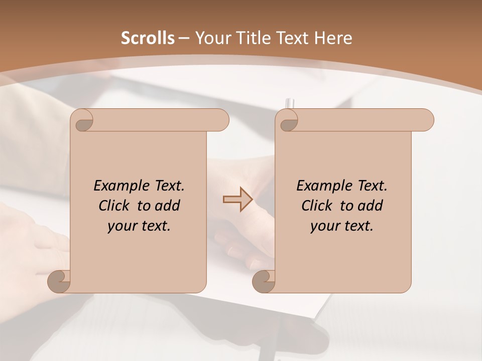 Dachshund On White Background PowerPoint Template