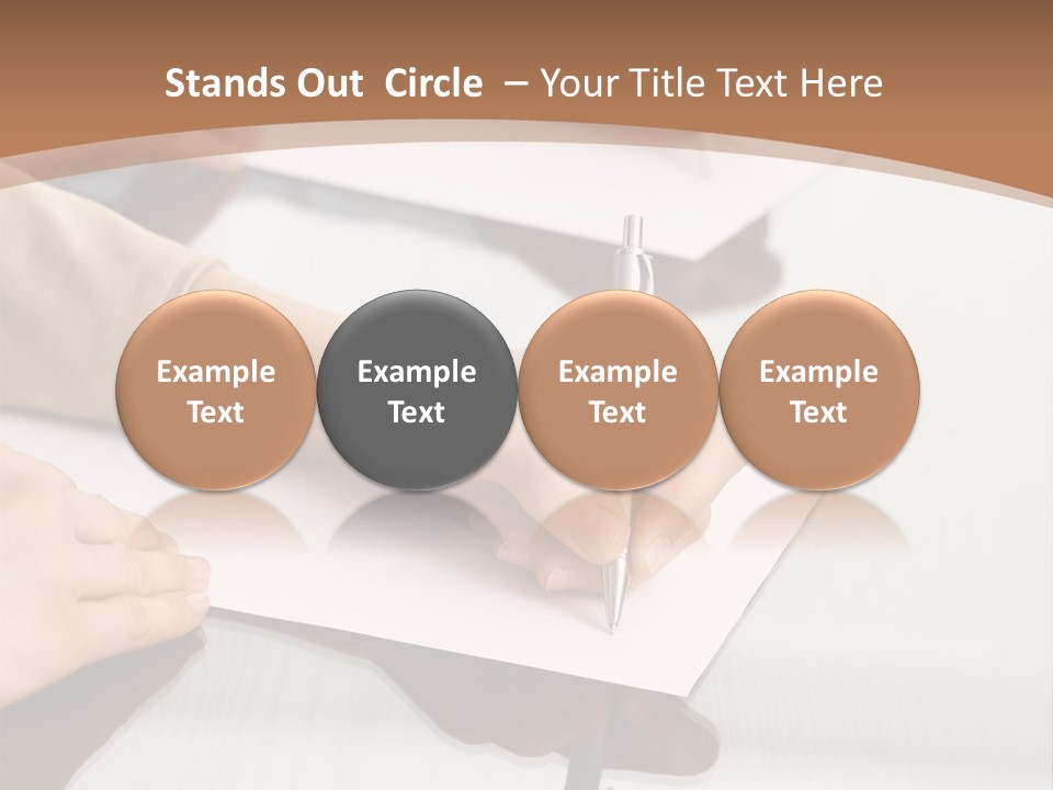 Dachshund On White Background PowerPoint Template