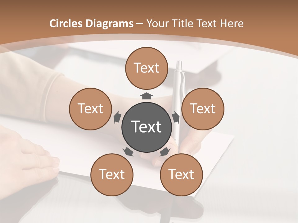 Dachshund On White Background PowerPoint Template