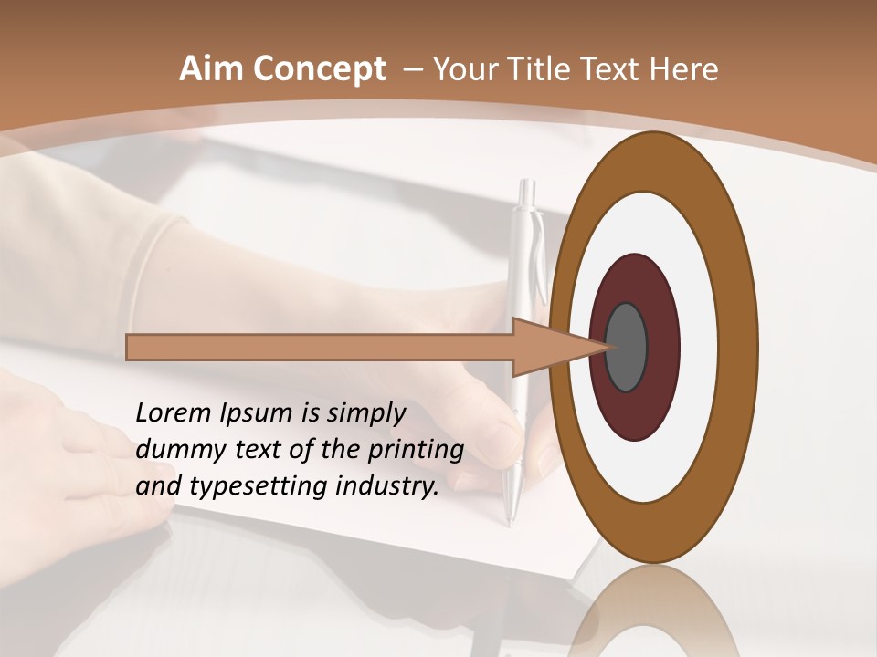 Dachshund On White Background PowerPoint Template