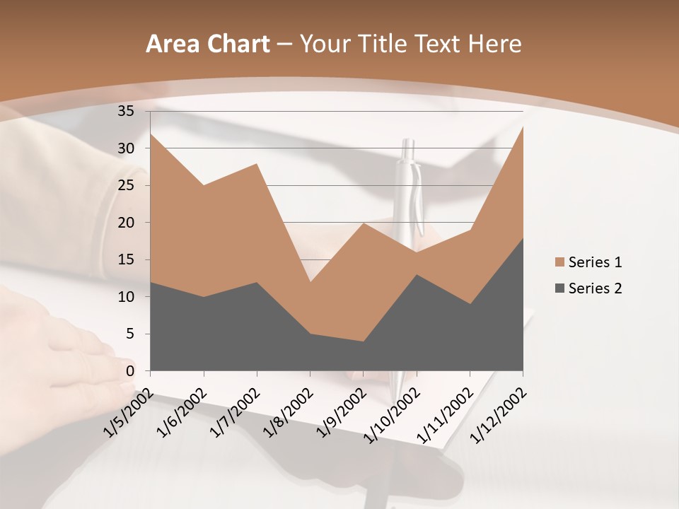 Dachshund On White Background PowerPoint Template