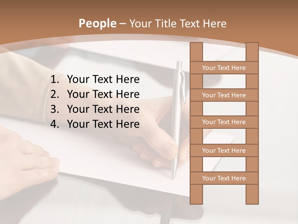 Dachshund On White Background PowerPoint Template