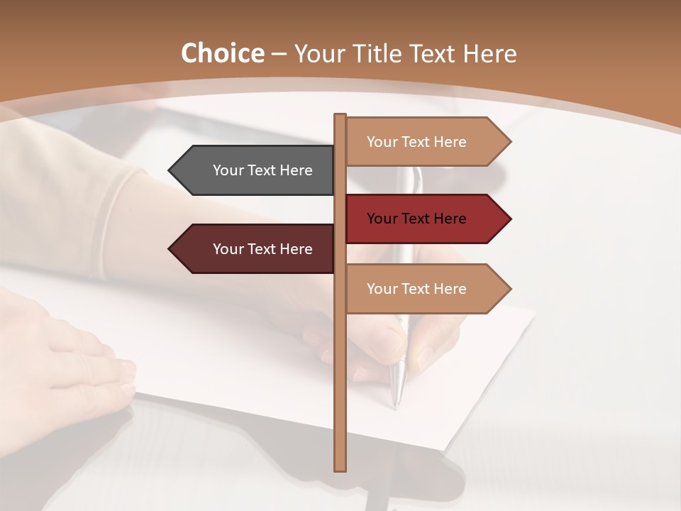 Dachshund On White Background PowerPoint Template