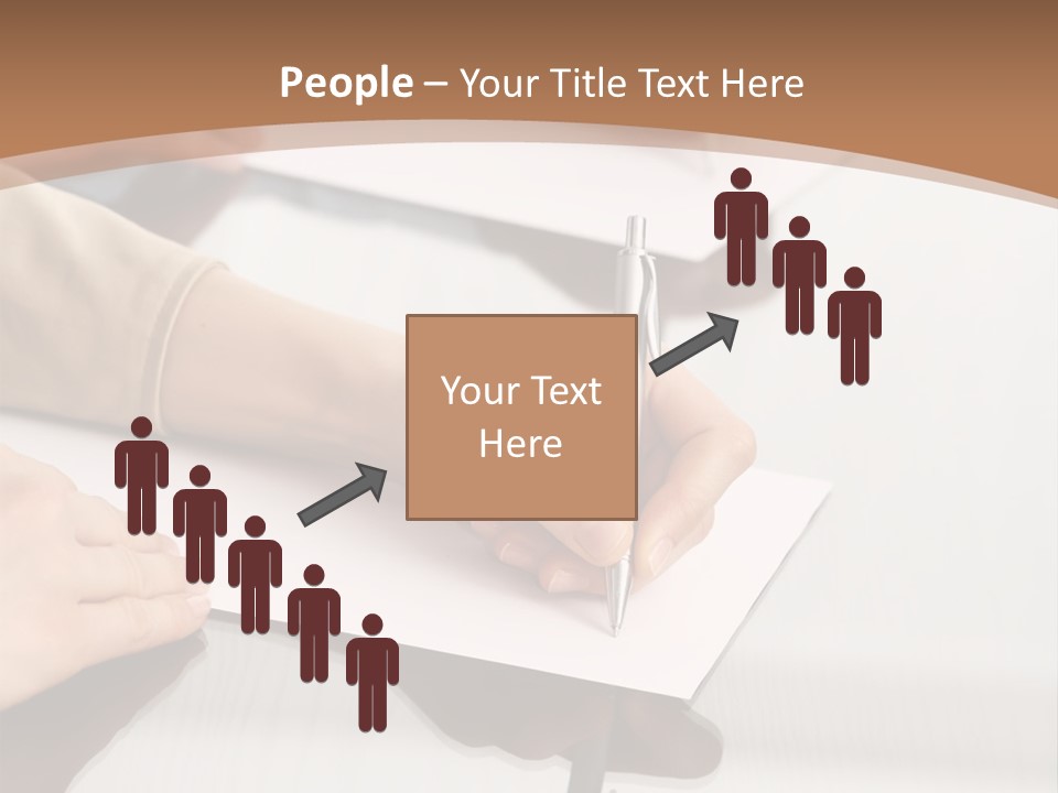 Dachshund On White Background PowerPoint Template