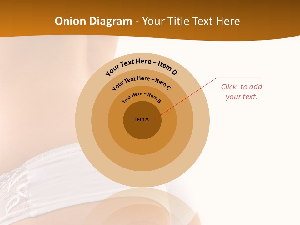 Sexy Woman In Lingerie On The White Background PowerPoint Template