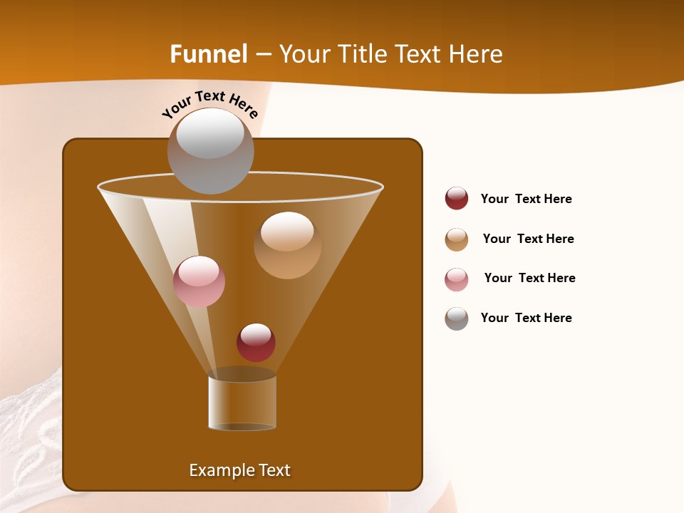 Sexy Woman In Lingerie On The White Background PowerPoint Template