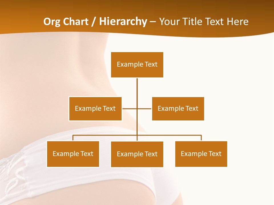 Sexy Woman In Lingerie On The White Background PowerPoint Template