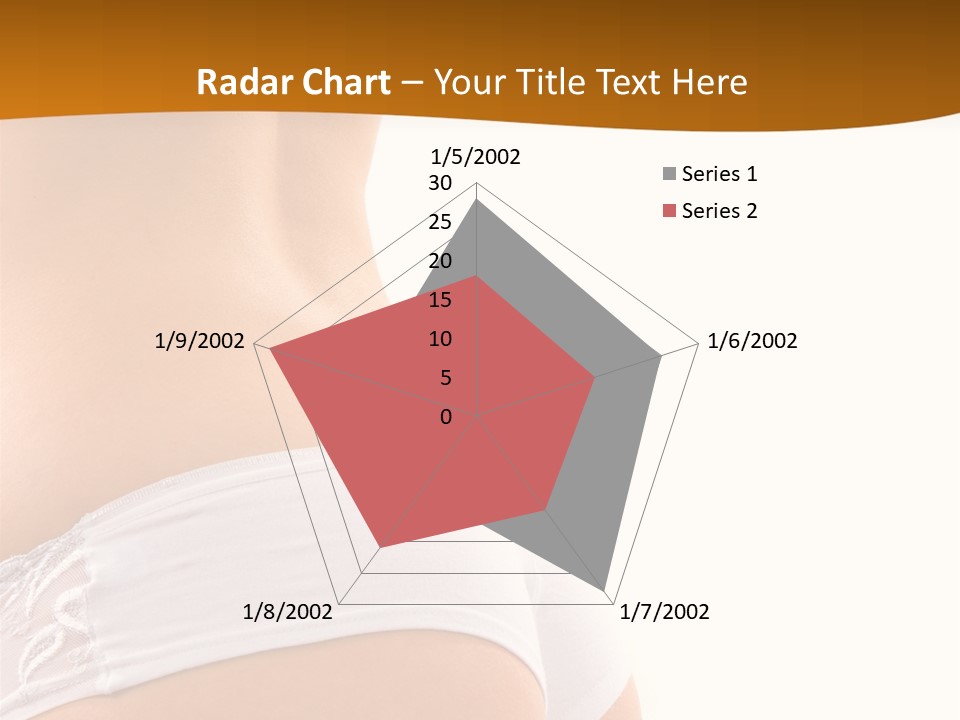 Sexy Woman In Lingerie On The White Background PowerPoint Template