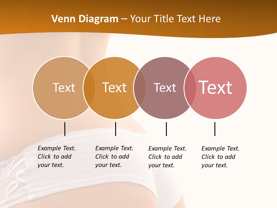 Sexy Woman In Lingerie On The White Background PowerPoint Template