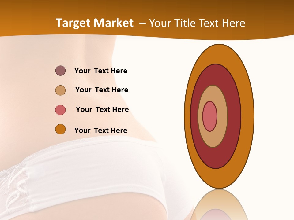 Sexy Woman In Lingerie On The White Background PowerPoint Template