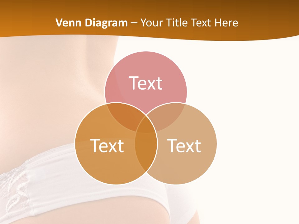 Sexy Woman In Lingerie On The White Background PowerPoint Template