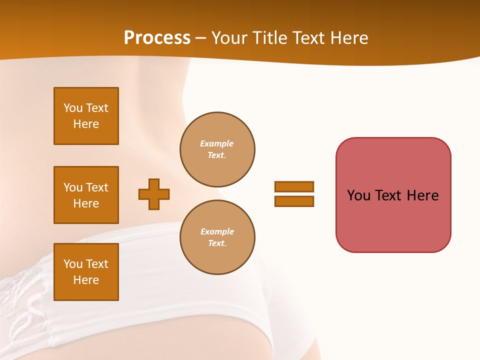 Sexy Woman In Lingerie On The White Background PowerPoint Template