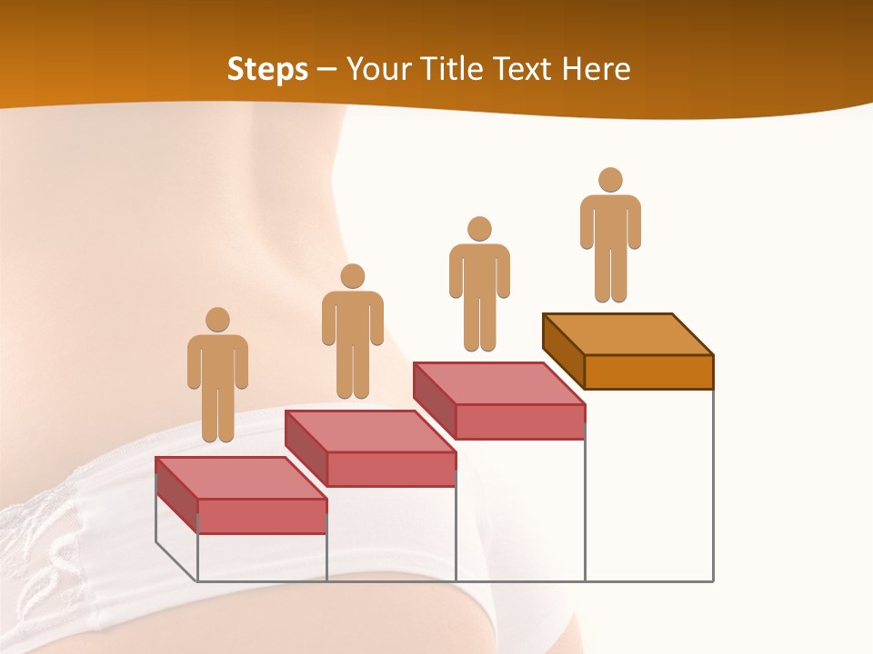 Sexy Woman In Lingerie On The White Background PowerPoint Template