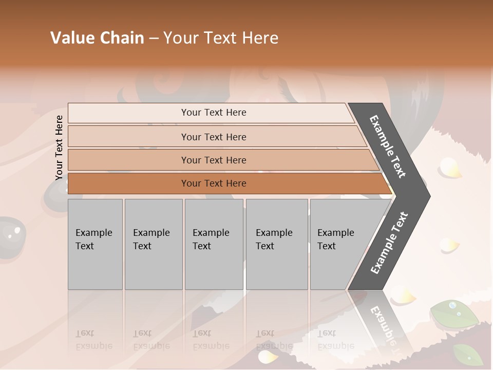 Girl During Her Spa Session Stock Vector Illustration: PowerPoint Template