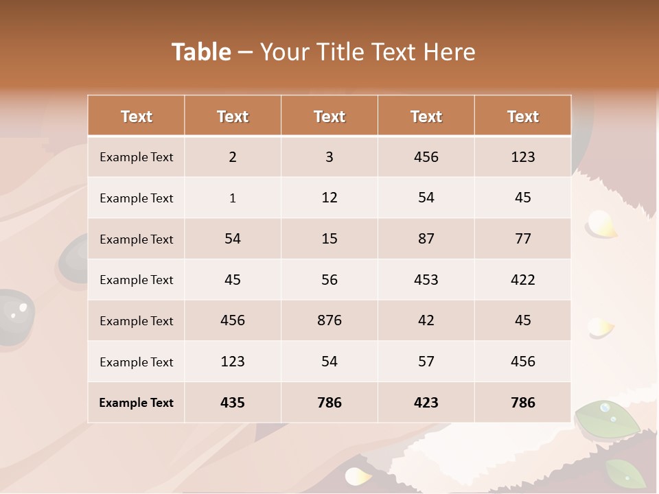 Girl During Her Spa Session Stock Vector Illustration: PowerPoint Template