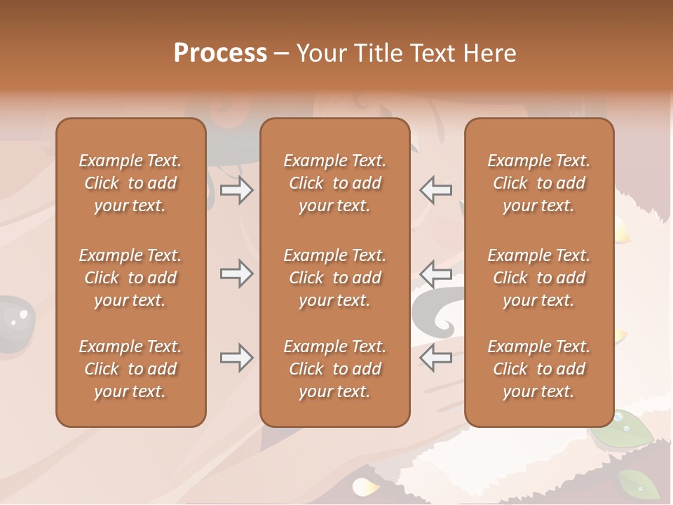 Girl During Her Spa Session Stock Vector Illustration: PowerPoint Template