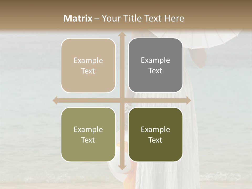 High Key Portrait Of A Ballerina, Ballet Dancer. Studio Shoot PowerPoint Template