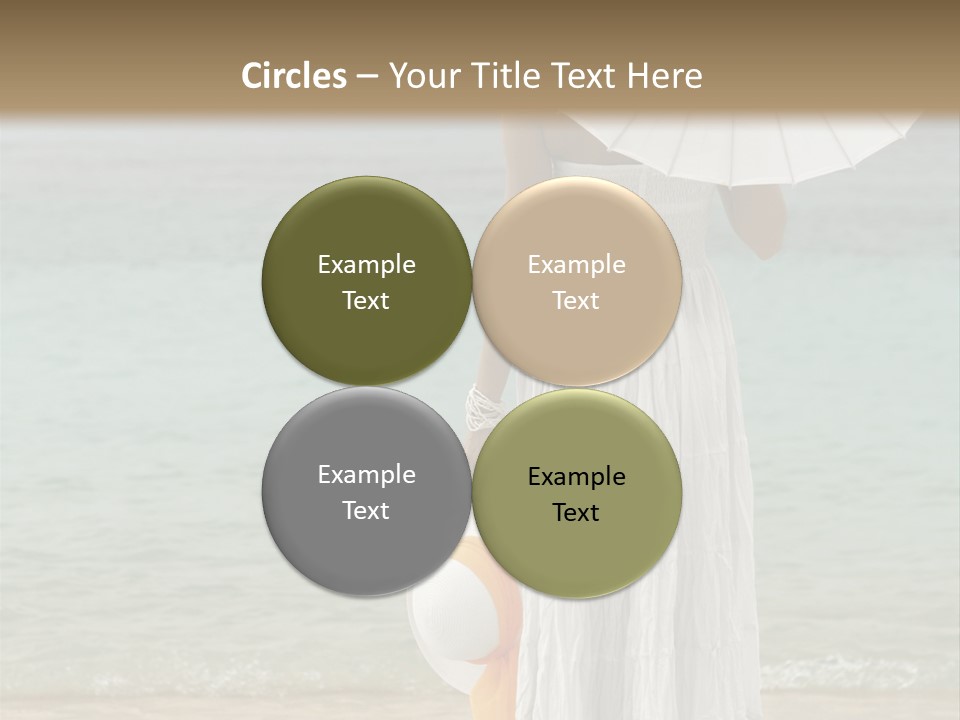 High Key Portrait Of A Ballerina, Ballet Dancer. Studio Shoot PowerPoint Template