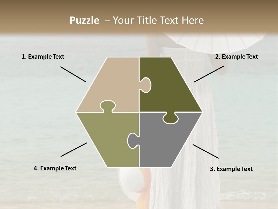 High Key Portrait Of A Ballerina, Ballet Dancer. Studio Shoot PowerPoint Template