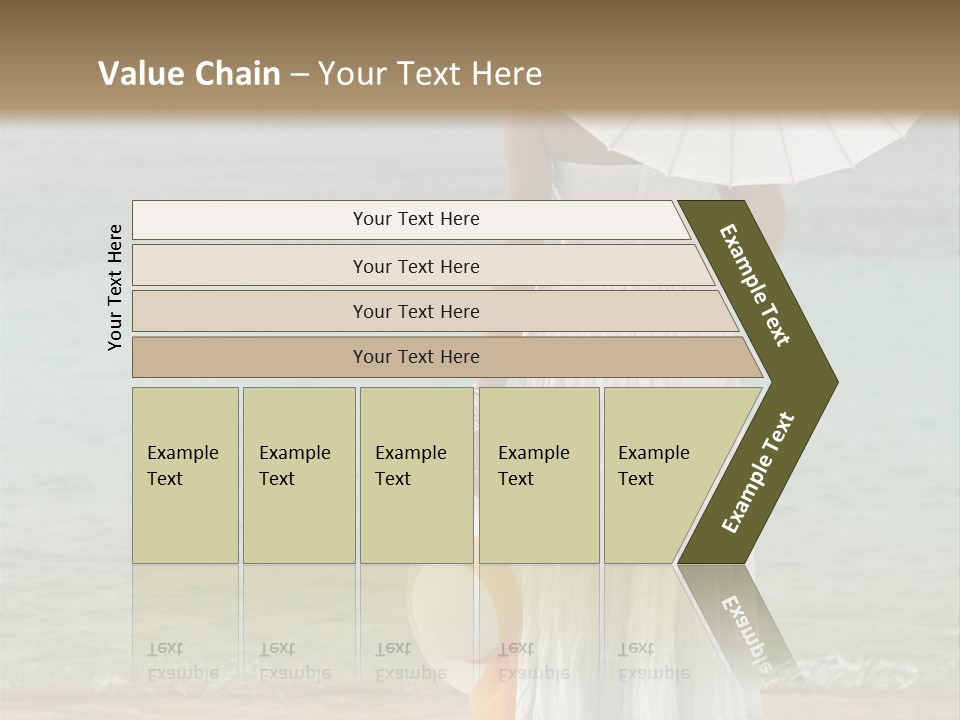 High Key Portrait Of A Ballerina, Ballet Dancer. Studio Shoot PowerPoint Template