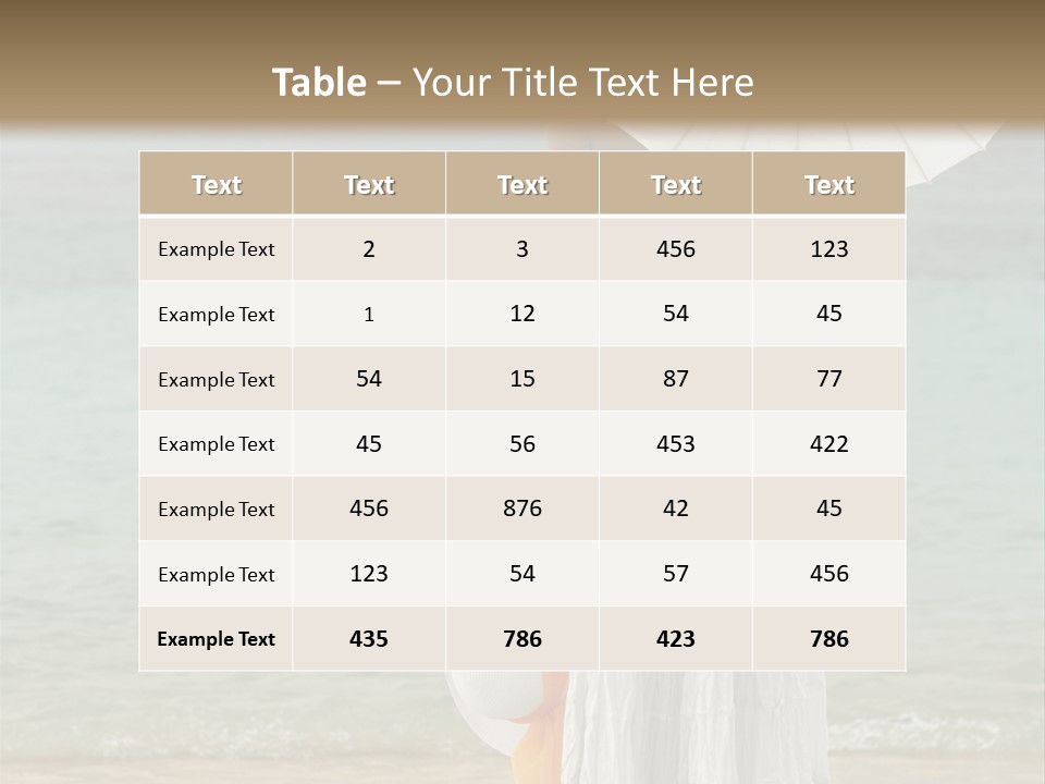 High Key Portrait Of A Ballerina, Ballet Dancer. Studio Shoot PowerPoint Template