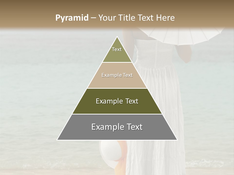 High Key Portrait Of A Ballerina, Ballet Dancer. Studio Shoot PowerPoint Template