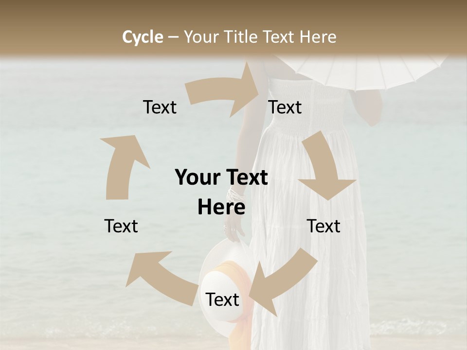 High Key Portrait Of A Ballerina, Ballet Dancer. Studio Shoot PowerPoint Template