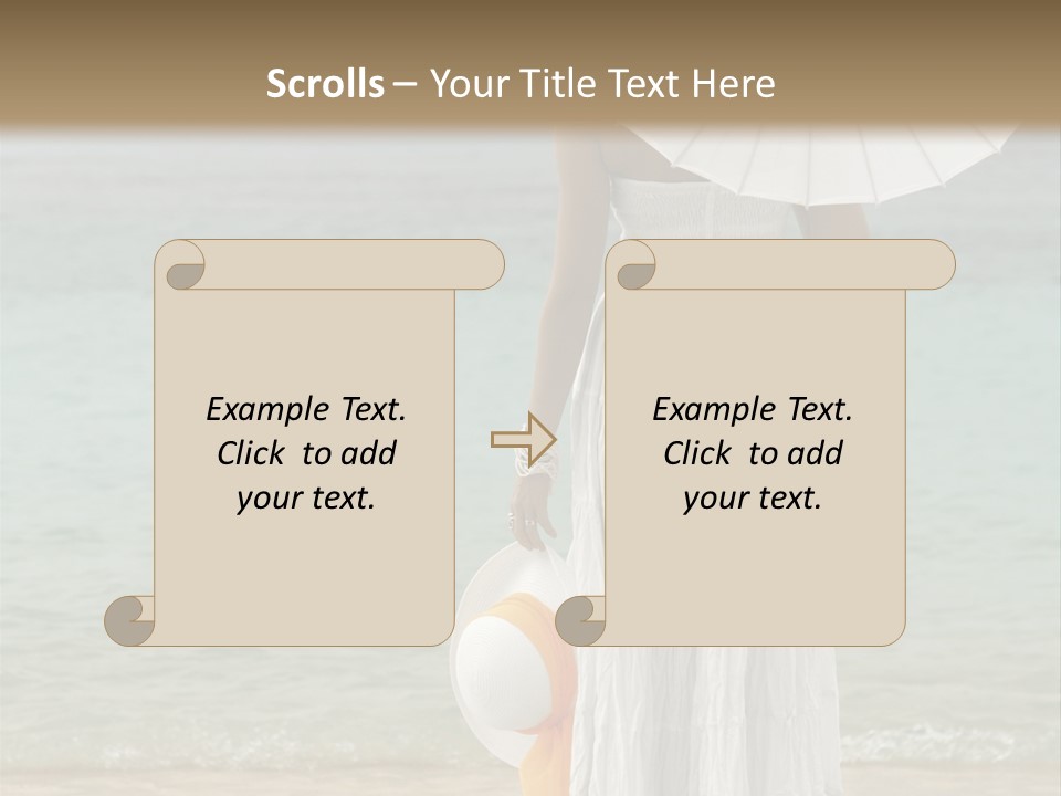 High Key Portrait Of A Ballerina, Ballet Dancer. Studio Shoot PowerPoint Template