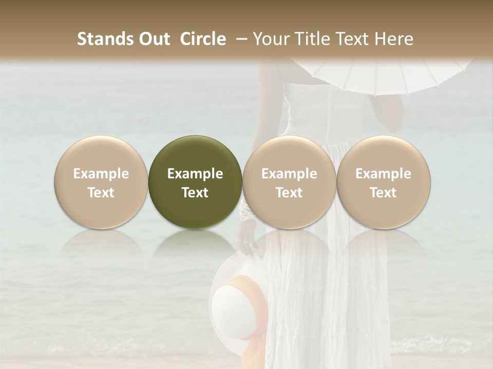 High Key Portrait Of A Ballerina, Ballet Dancer. Studio Shoot PowerPoint Template