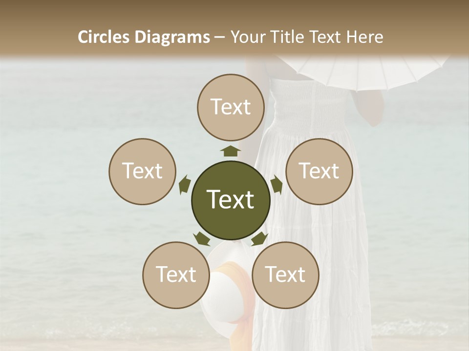 High Key Portrait Of A Ballerina, Ballet Dancer. Studio Shoot PowerPoint Template