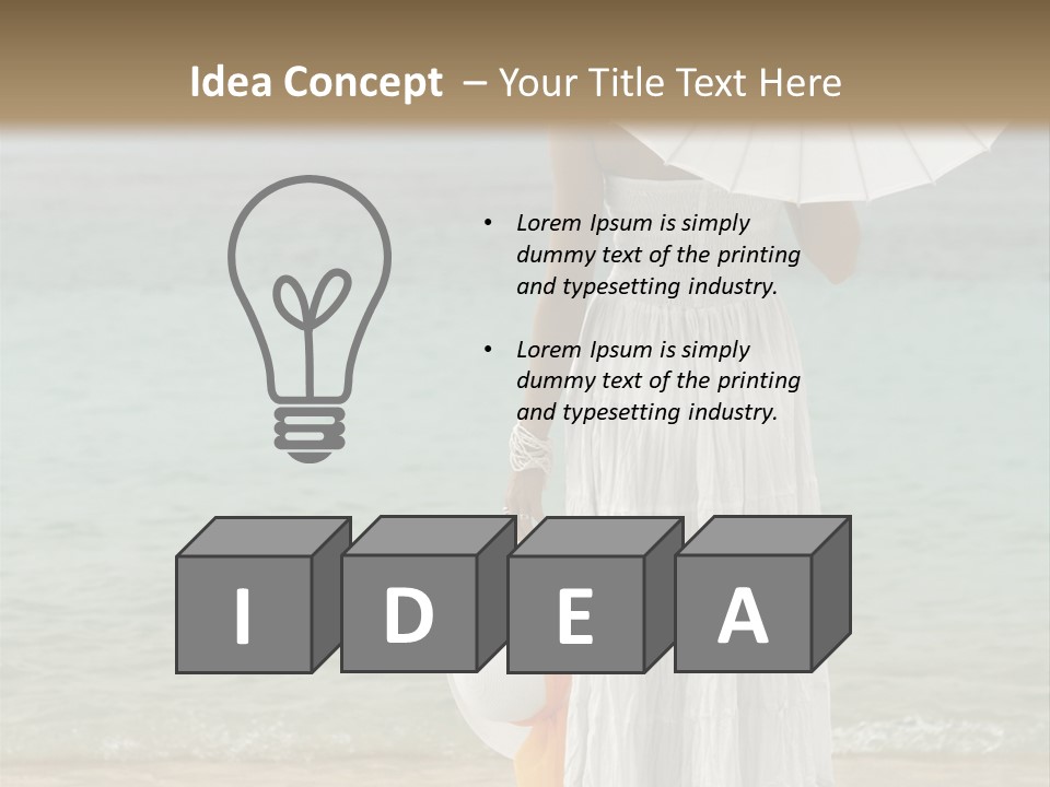 High Key Portrait Of A Ballerina, Ballet Dancer. Studio Shoot PowerPoint Template