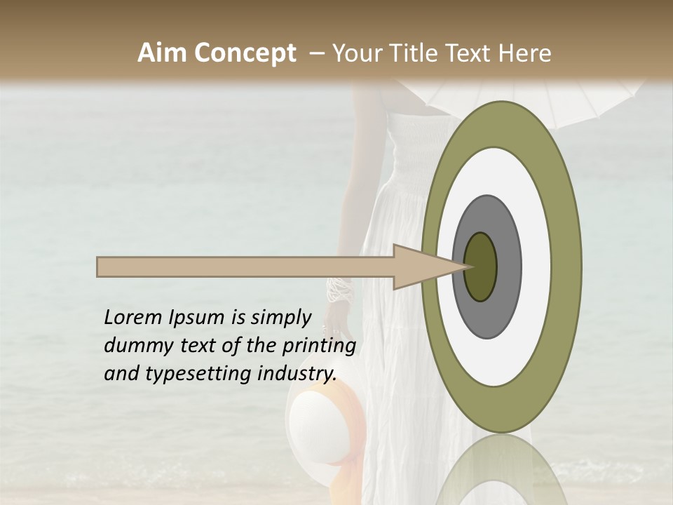 High Key Portrait Of A Ballerina, Ballet Dancer. Studio Shoot PowerPoint Template