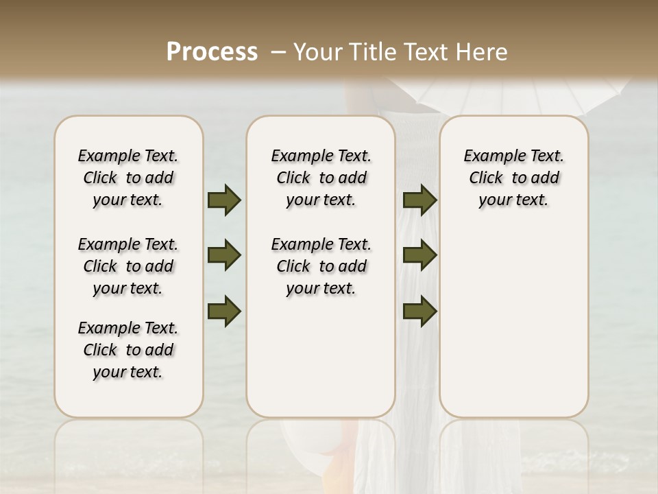 High Key Portrait Of A Ballerina, Ballet Dancer. Studio Shoot PowerPoint Template