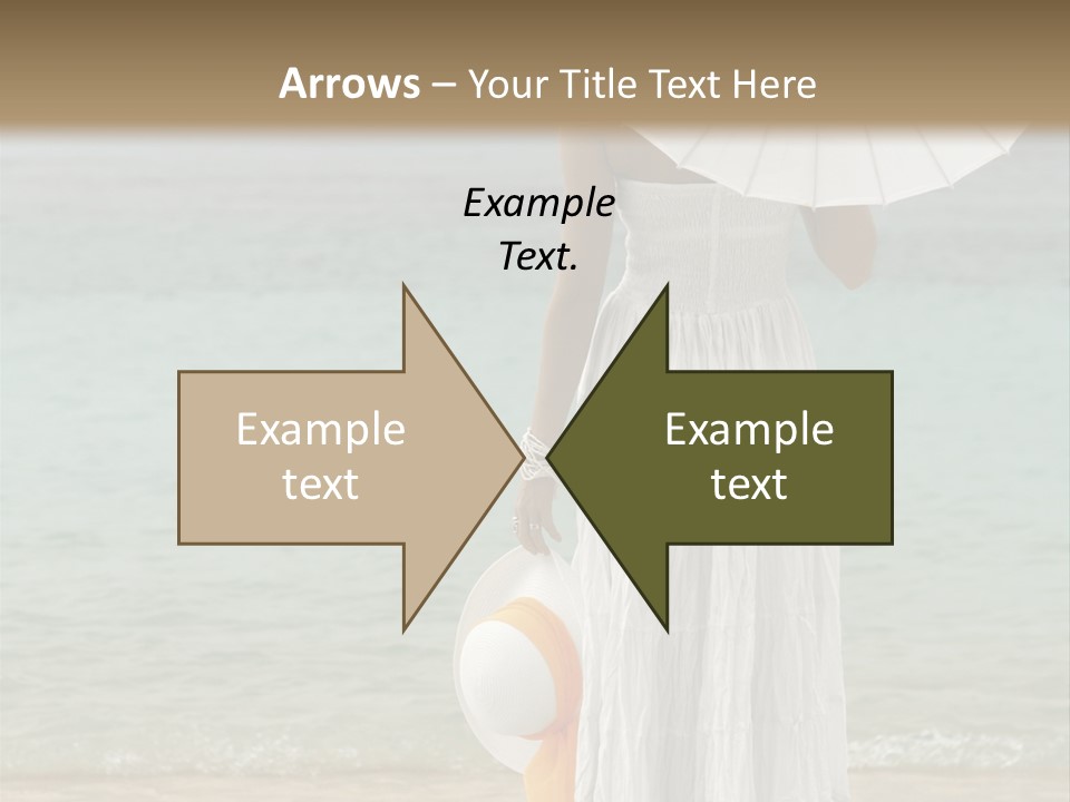 High Key Portrait Of A Ballerina, Ballet Dancer. Studio Shoot PowerPoint Template