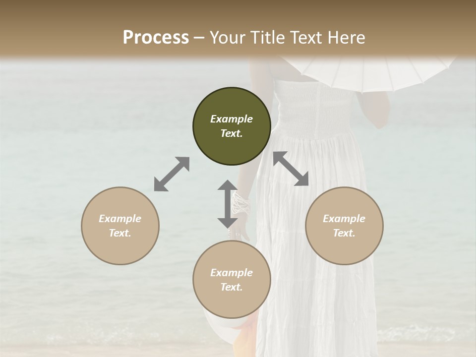 High Key Portrait Of A Ballerina, Ballet Dancer. Studio Shoot PowerPoint Template