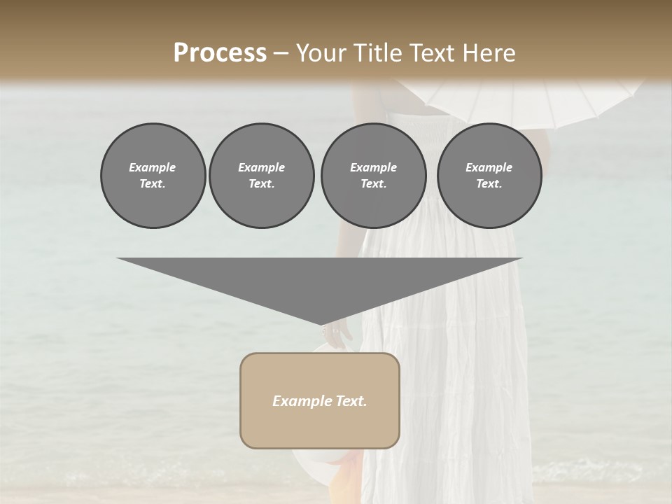 High Key Portrait Of A Ballerina, Ballet Dancer. Studio Shoot PowerPoint Template
