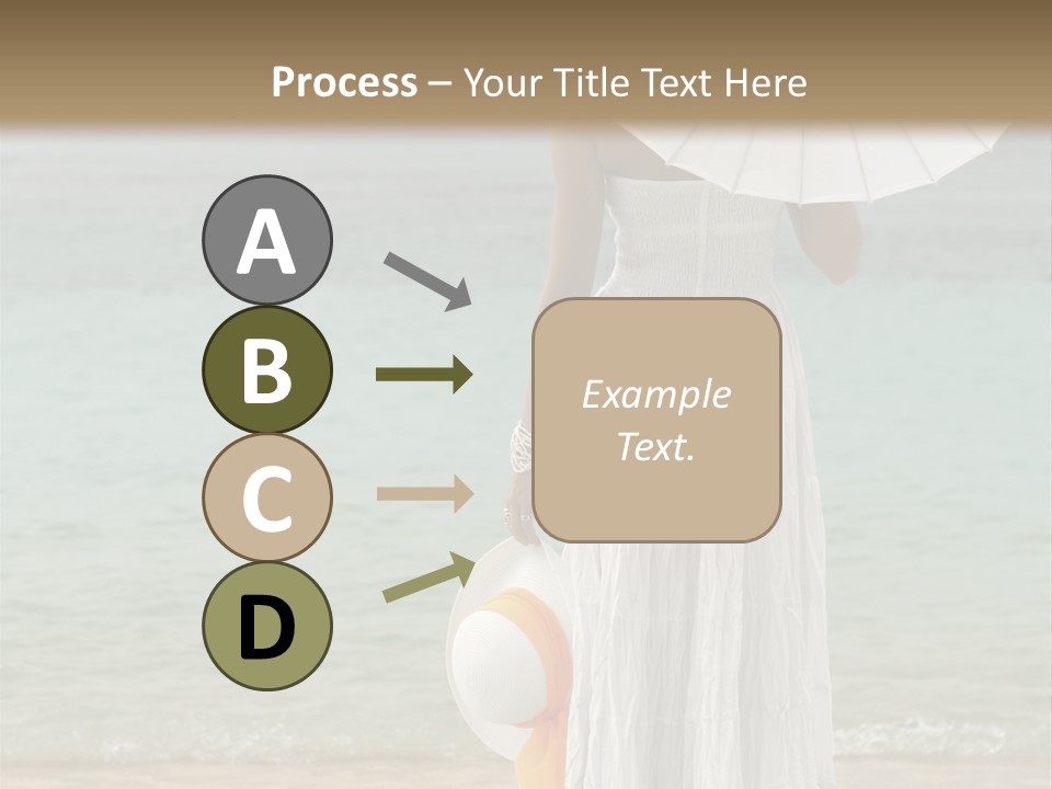 High Key Portrait Of A Ballerina, Ballet Dancer. Studio Shoot PowerPoint Template