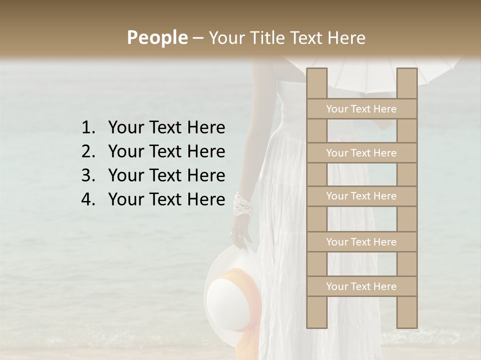 High Key Portrait Of A Ballerina, Ballet Dancer. Studio Shoot PowerPoint Template