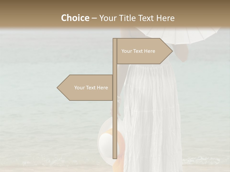 High Key Portrait Of A Ballerina, Ballet Dancer. Studio Shoot PowerPoint Template